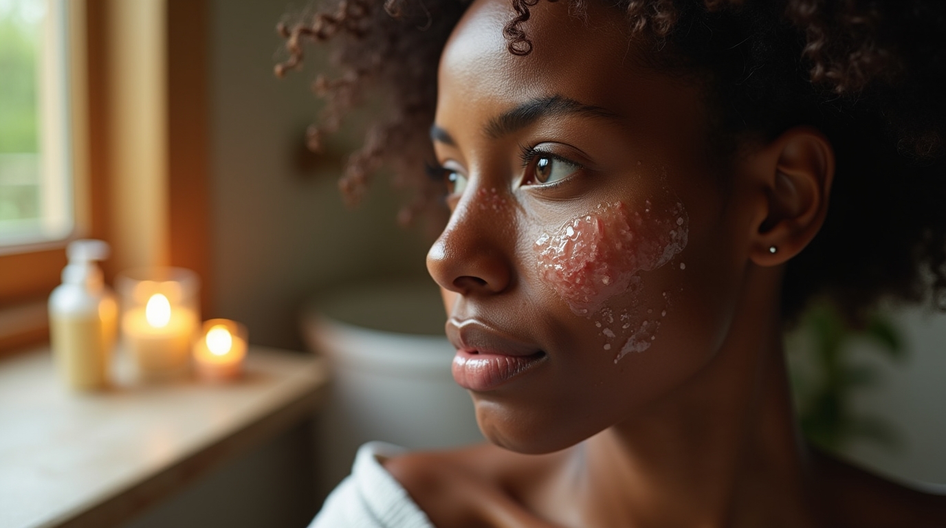 Cicatrices d’acné pour peaux noires