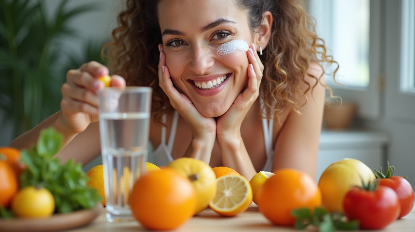 Hydratation peau et alimentation