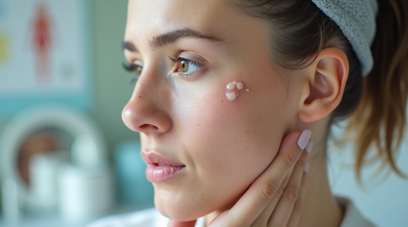 Mauvaise circulation et pores dilatés