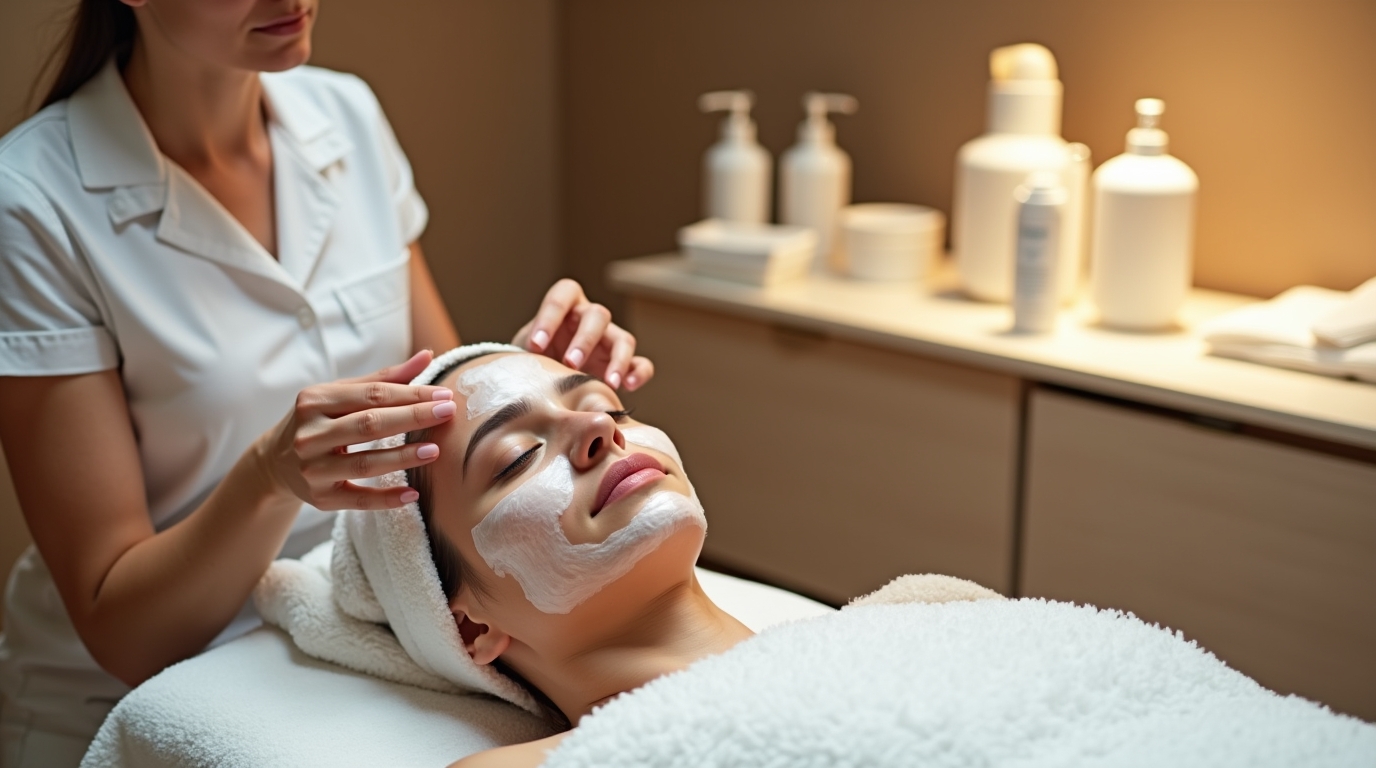 peeling visage en institut