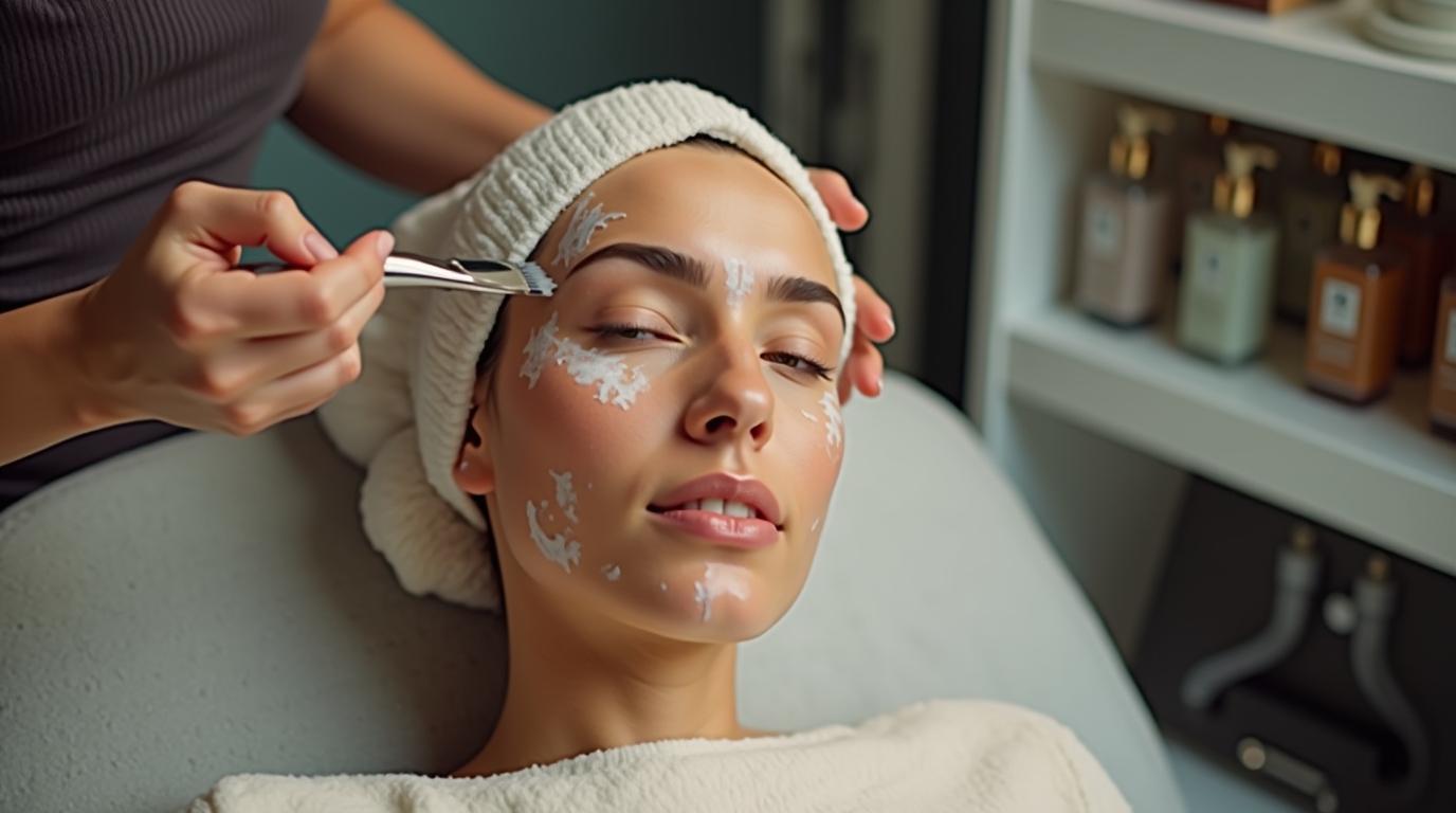 peeling visage pour peau grasse