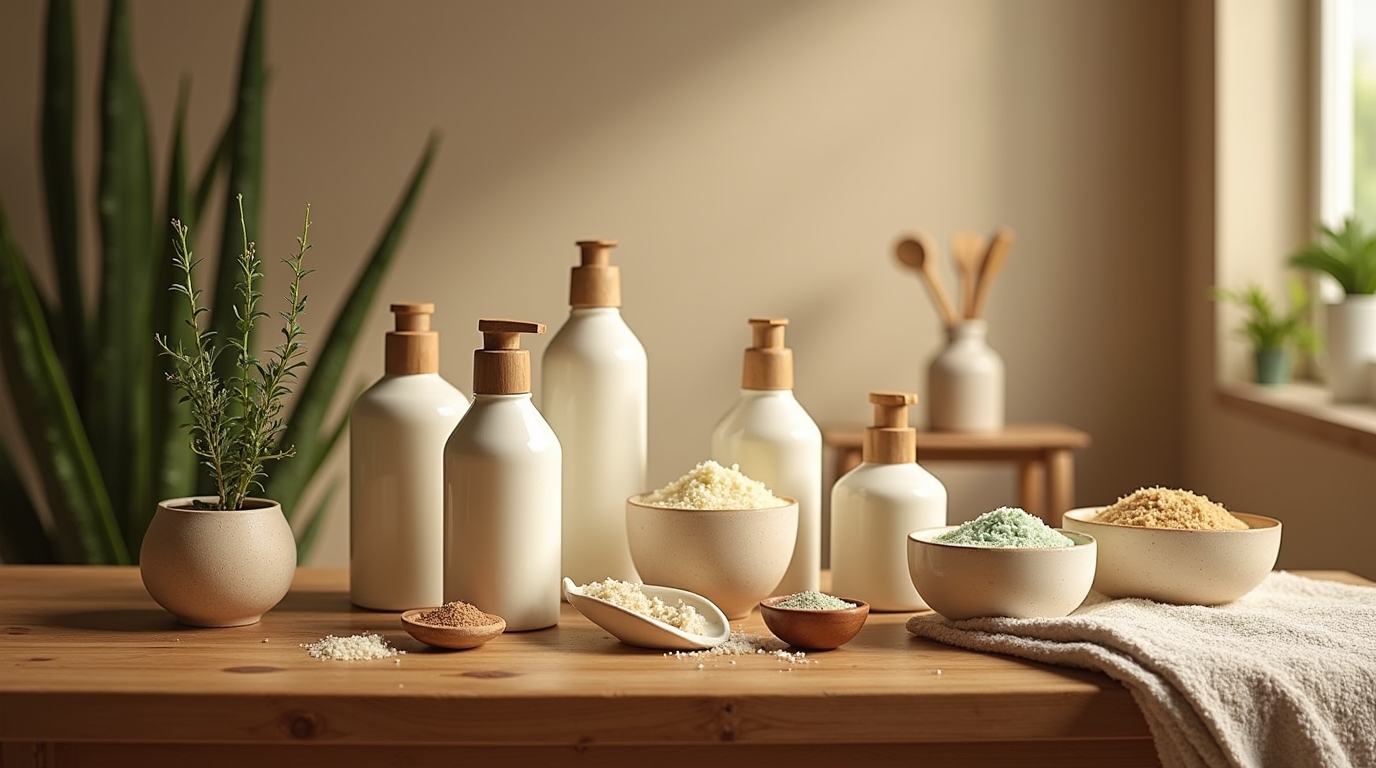 produits naturels pour nettoyage de peau