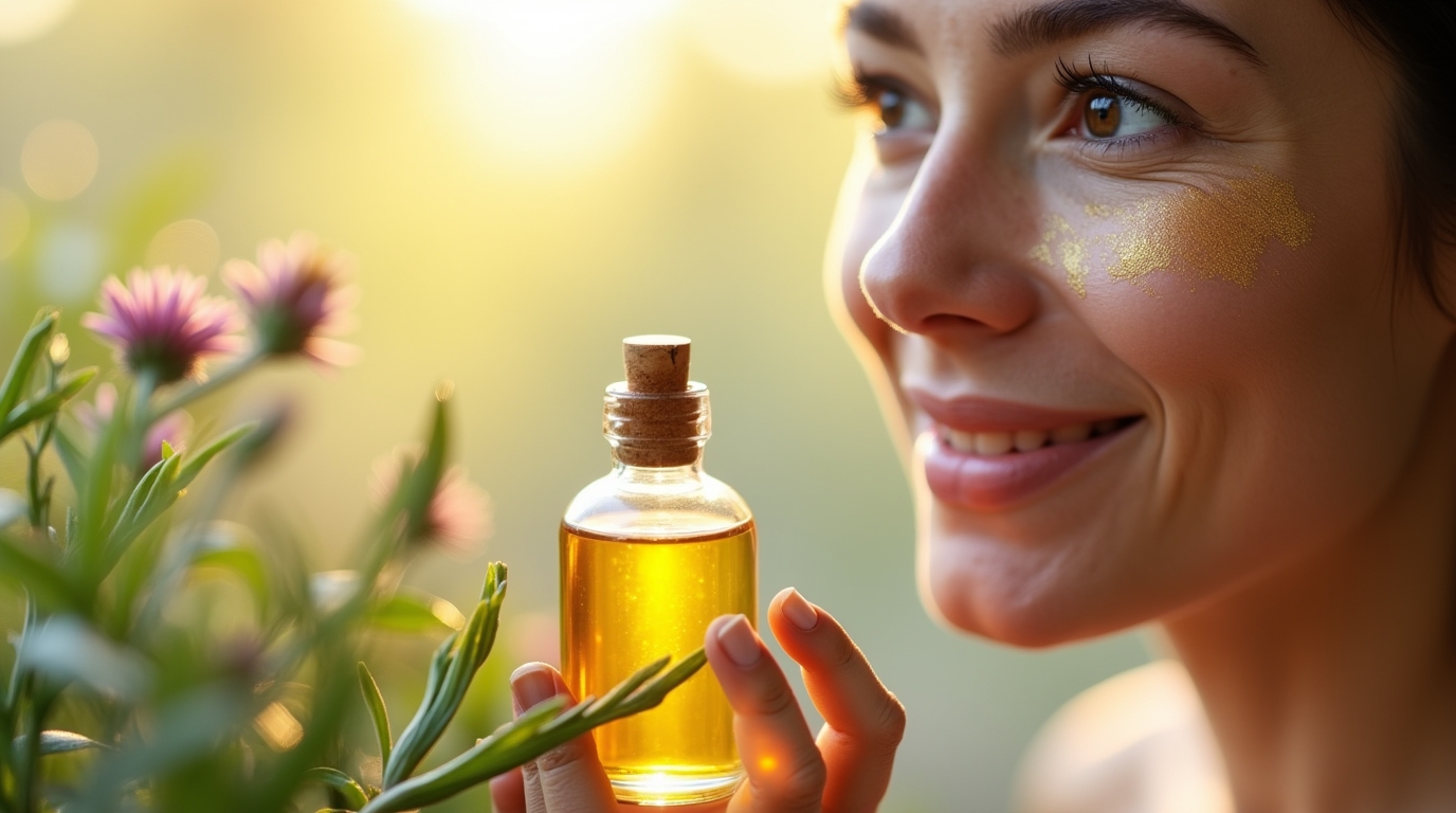 rajeunissement de la peau avec des huiles essentielles