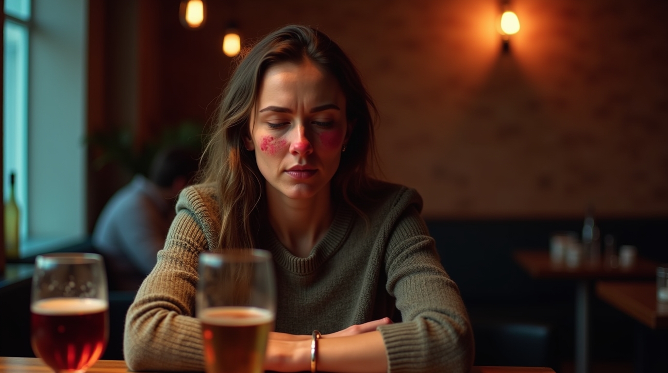 rosacée et boissons alcoolisées