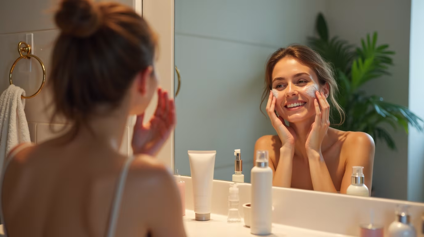 routine soin visage peau grasse