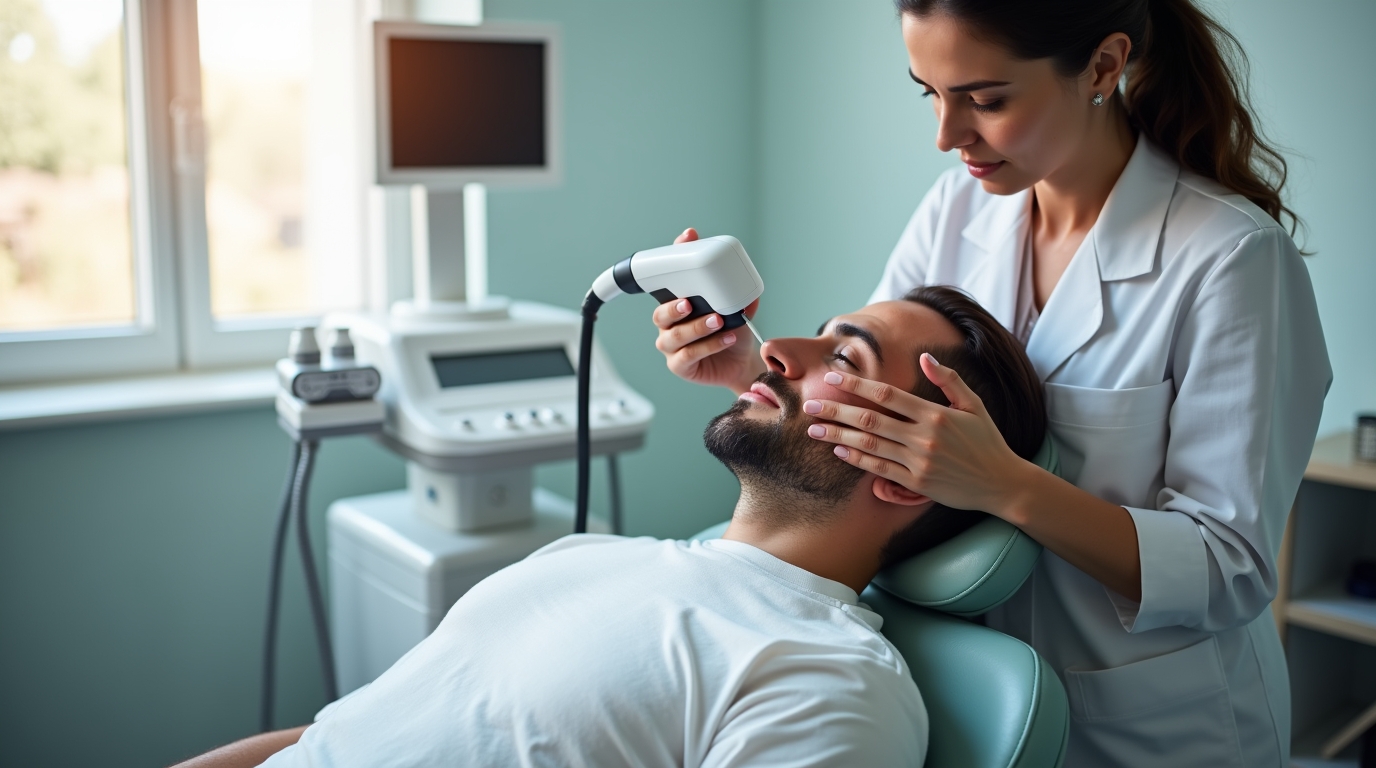 traitement laser rosacée