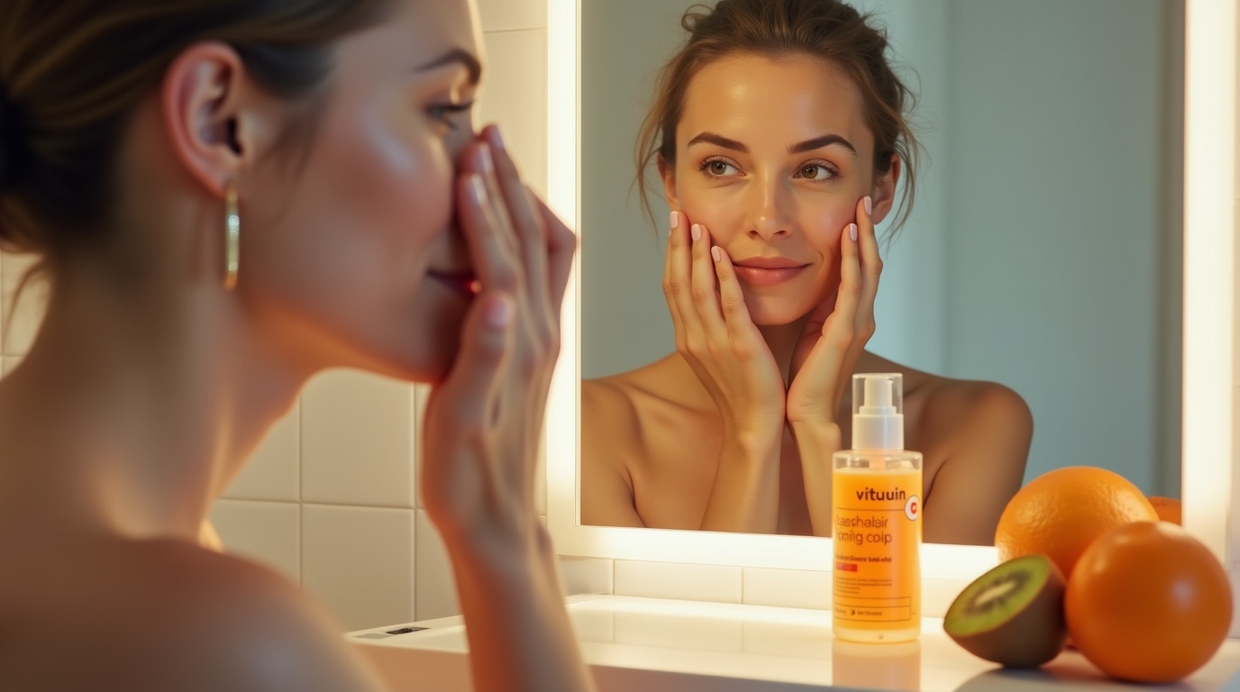 vitamine C et le vieillissement cutané