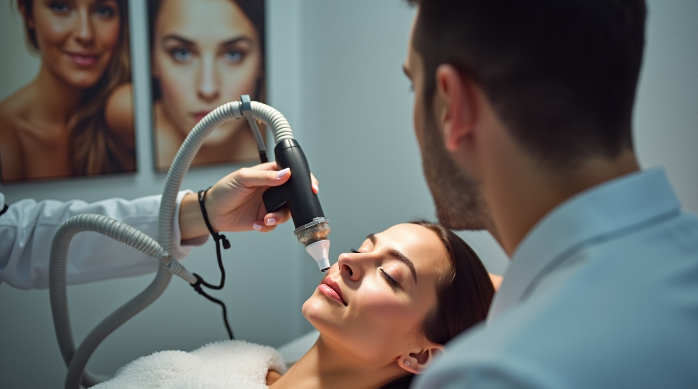 Évaluation du traitement laser taches pigmentaires